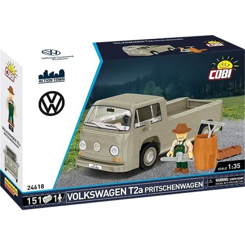 Cobi Volkswagen T2a Pritschenwagen (grau, Maßstab 1:35)