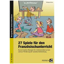 27 Spiele für den Französischunterricht, Schulbücher von Wolfgang Schütz