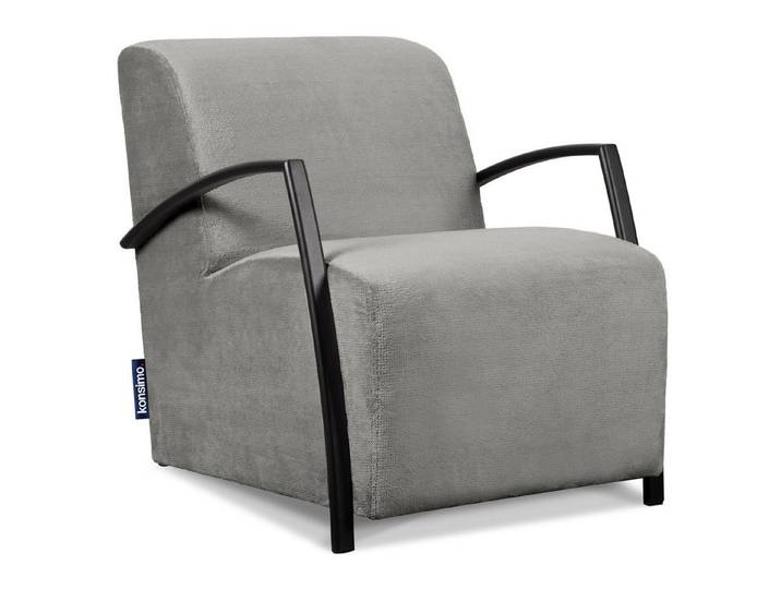 KONSIMO® Cocktailsessel CARO Sessel, mit gewellter Feder im Sitz,ergonomische Form für bequemes Sitzen