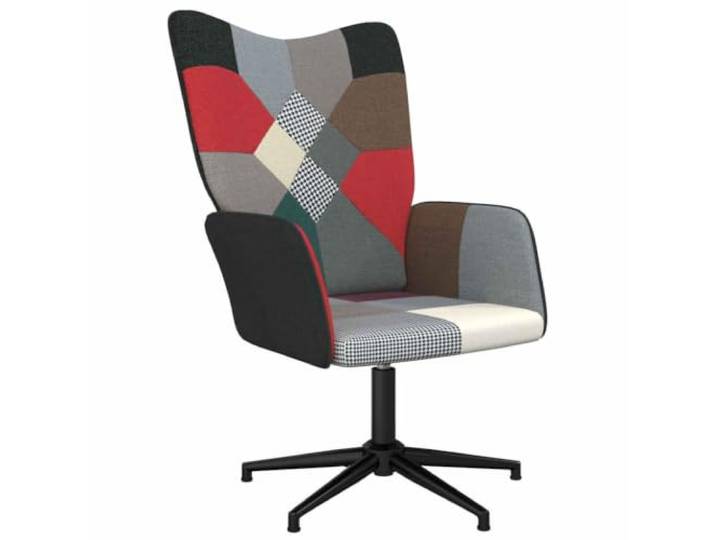 Heofavd Relaxsessel Drehbar Patchwork Polstersessel Stoff 360 Grad