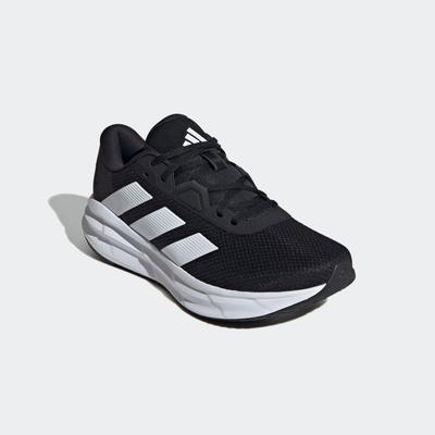 Laufschuh ADIDAS PERFORMANCE "GALAXY 7", Herren, Gr. 44,5, schwarz-weiß (cschwarz, ftwwht, carbon), Synthetik, Textil, Schuhe Laufschuh, für mehr Dämpfung