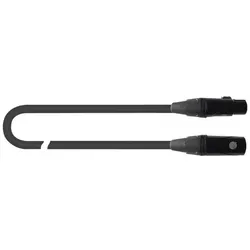 Quik Lok ITST/MF-5 B Kabel: Cannon-XLR-Stecker / Cannon-XLR-Buchse, 5 m (5 m, XLR Kabel), Audiokabel