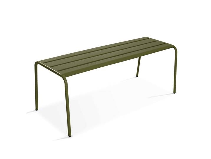 Oviala - Banc de jardin en acier thermolaqué