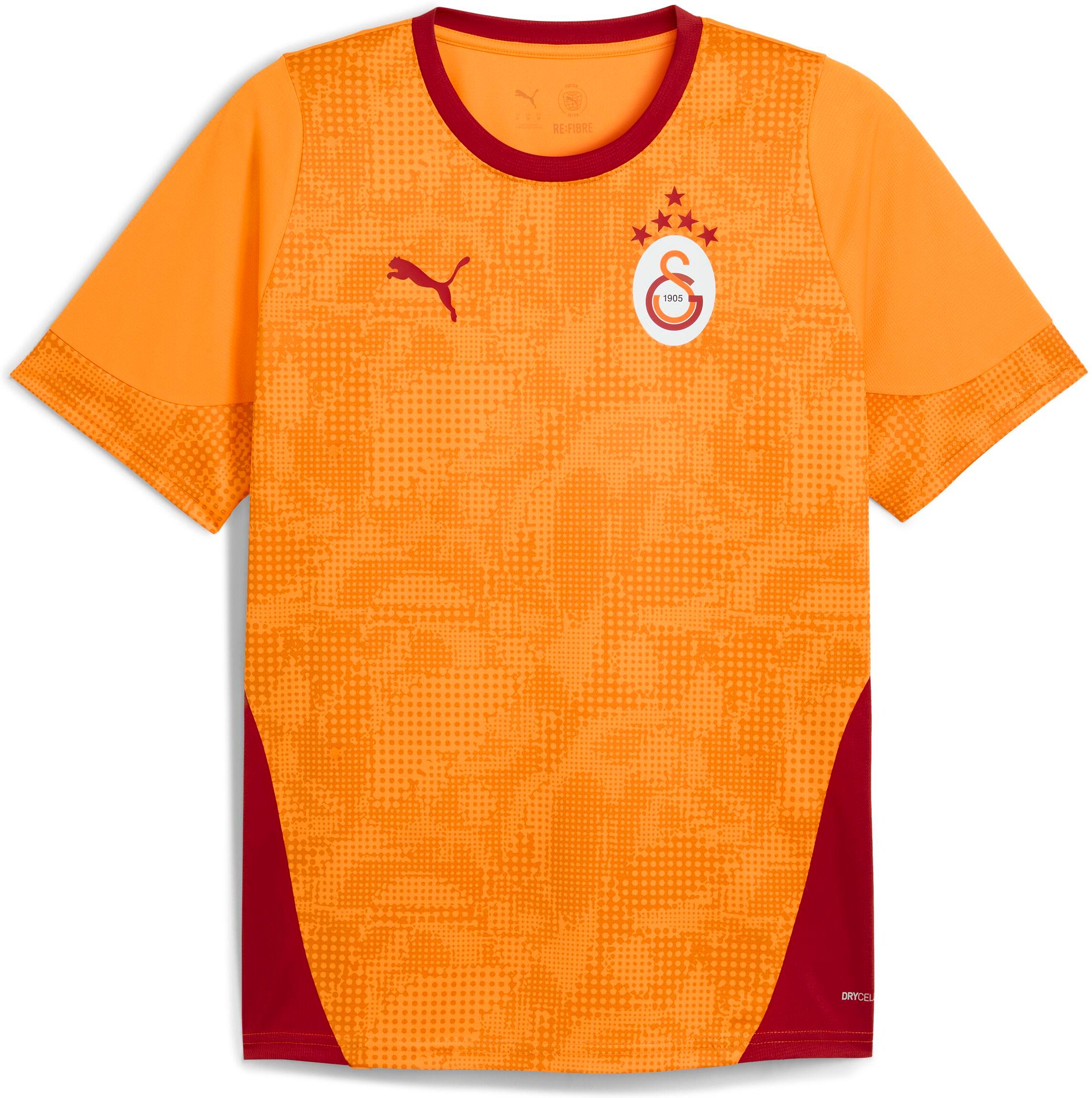 Fussballtrikot PUMA "GSK TRAINING JERSEY WITH STAR", Herren, Gr. XXL, orange (intense orange), Obermaterial: 100% Polyester, slim fit normal, Rundhals, Trikots Fussballtrikot, für Fussball, Slim Fit Passform, Rundhalsausschnitt intense orange XXL