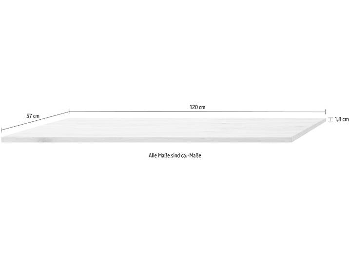 Einlegeboden HOME AFFAIRE Chamara , beige (natur), B:120cm H:1,8cm T:57cm, Massivholz, Einlegeböden, Einlegeboden, in 2 verschiedenen Größen erhältlich für Schrank Chamara