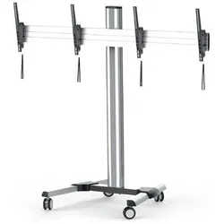 PureMounts PDS-2002C Dual Display Trolley, TV Ständer