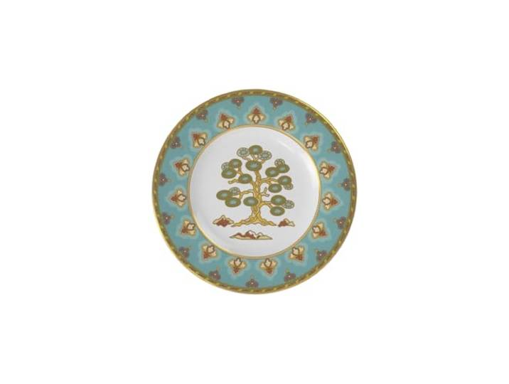 Villeroy & Boch - Samarkand Aquamarin, Brotteller, Premium Bone Porcelain, 16 cm, spülmaschinenfest