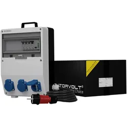 Stromverteiler TD-S/FI 3x230V SKH Kabel Stromzähler MID Doktorvolt DV-9856-D