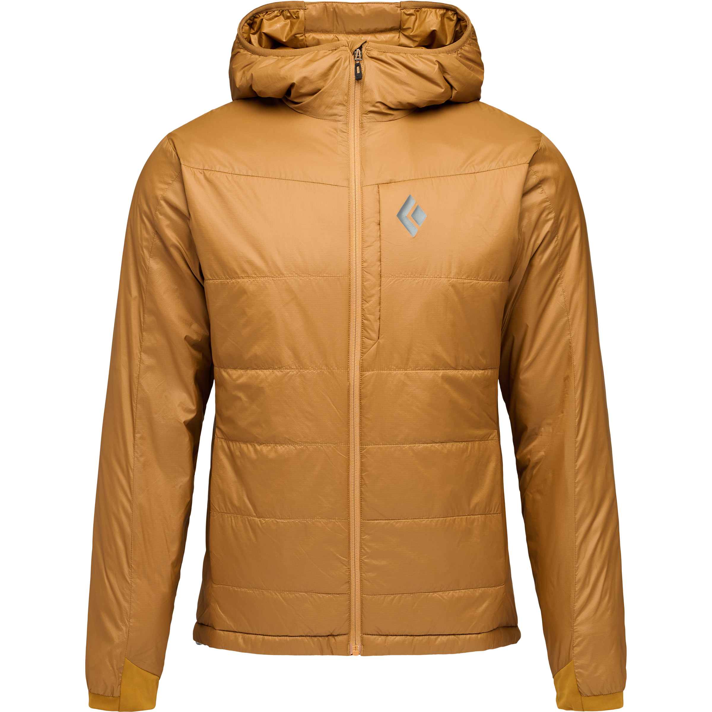 Black Diamond Solution 2.0 Herren Kunstfaserjacke braun Größe XL Bergsteigen | Alpinklettern Klein verpackbar Wasserabweisend