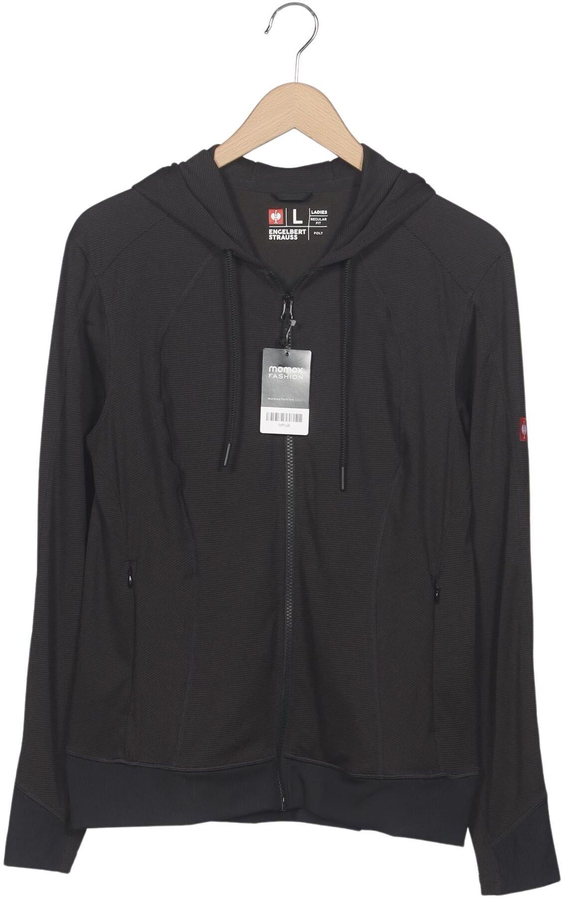 engelbert strauss Damen Kapuzenpullover, Schwarz, Gr. L, Synthetik - Second Hand