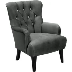 SESSEL Kayley Samtvelours graphit