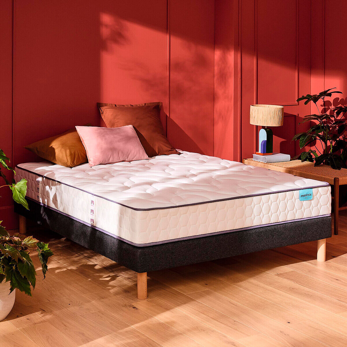 MERINOS Matelas 580 ressorts ensachés 3 zones, Cosy Lit