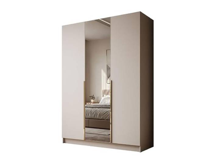 Lookway Kleiderschrank Aurel 3D Kaschmir mit Spiegel