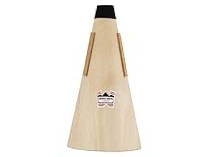 DENIS WICK Sourdine droite en bois pour cor français, 5554 - Bois de bouleau plaqué et fibre pour un son riche et chaleureux 29,0 x 14 x 14 cm
