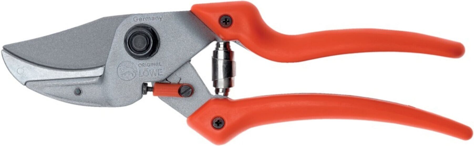 LÖWE Amboss-Gartenschere 8.107 mit Ku-Griffen, Gesamtlänge 210 mm, Schneidleistung 24mm, (8107)