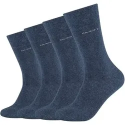 CAMANO Herren Socken Online ca-soft Socks 4p, Größe 43-46 in Blau Blau