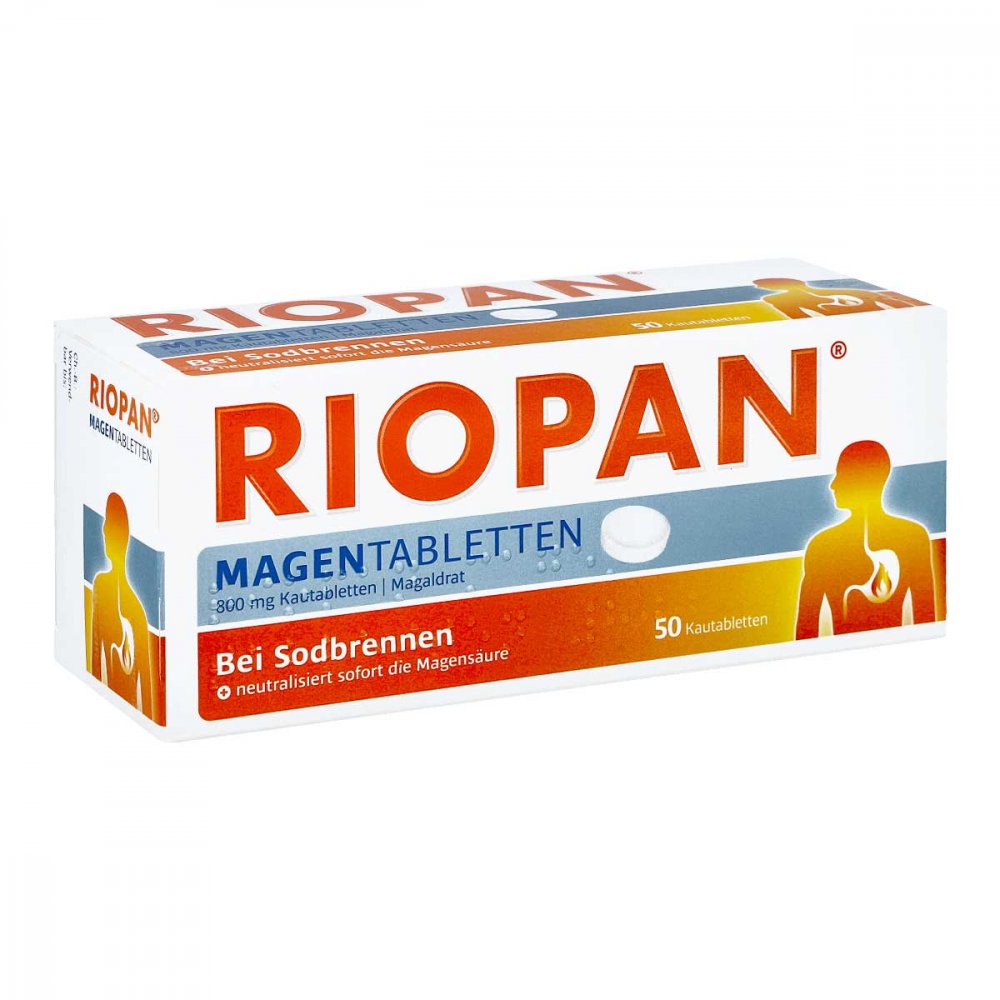 DR. KADE Pharmazeutische Fabrik GmbH Riopan Magen Tabletten 00749301