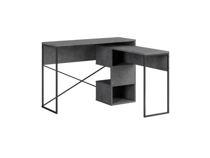 Habitat Garten Schreibtisch badau Grau, Holz, 102x77x110 cm, Büromöbel, Schreibtische, Schreibtische