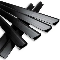 Noor Klemmschienen für Zaunblende Textil und Zaunblende PVC blickdicht 25er Set Anthrazit RAL 7016