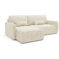 ECKSOFA Lazarus 3 Sitzplätze Gebrochenes Weiß