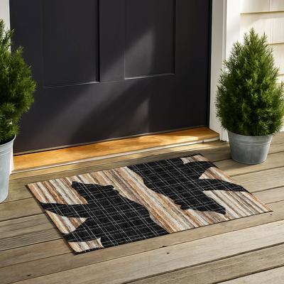 Addison Rugs Machine Washable Indoor/ Outdoor Aurora Bear Chantille Rug