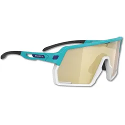 Rudy Project, Unisex, Sportbrille, Kelion (Emeraldgreen, white gold-multilaser gold, Gold), Gold, Grün