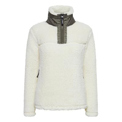 Troyer OXMO "Troyer OXElina", Damen, Gr. XL, weiß (cloud dancer), Obermaterial: 100% Polyester PES., Pullover Troyer