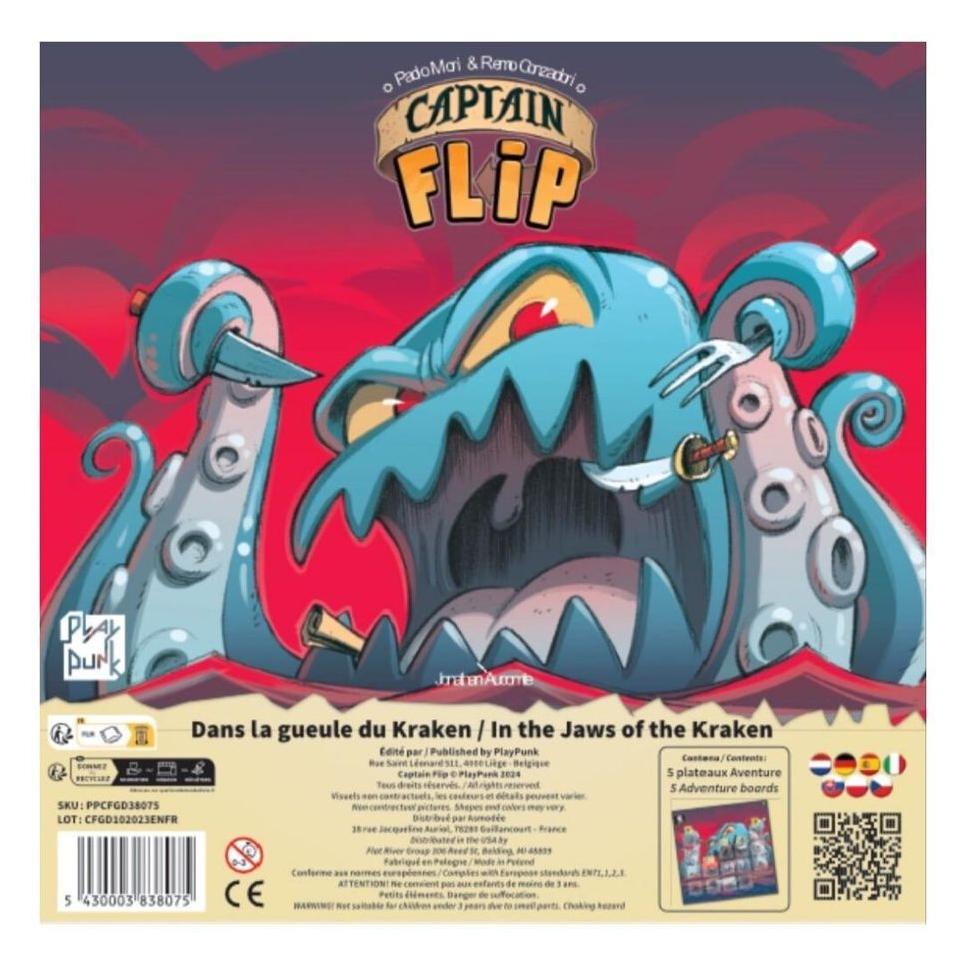 Asmodée PPUD0002 - Captain Flip - In den Fängen des Kraken (Deutsch, 1 - 5 Spieler) (392478)