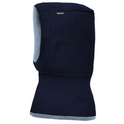 Wendemütze MAXIMO, Jungen, Gr. 49, blau, Strick, Wolle, mehrfarbig, Mützen, reine Merinowolle, reversible, doppelt gestrickt, Ausgenähtes Halsteil