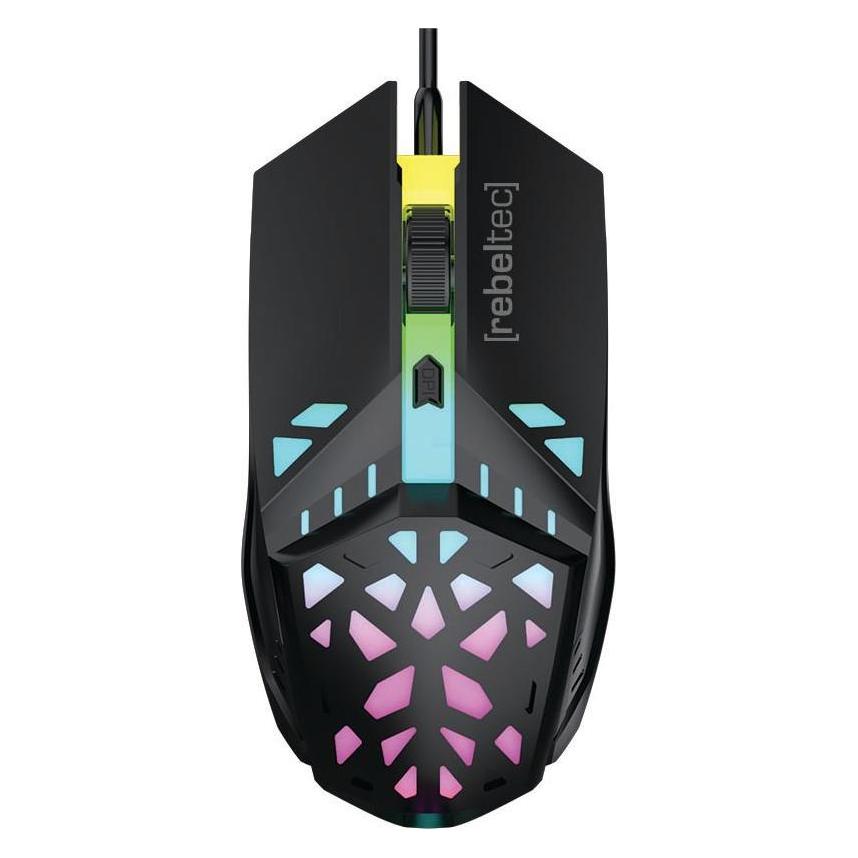 Rebeltec Mysz dla graczy SHARK, USB 1.8m (Kabelgebunden) (RBLMYS00062)