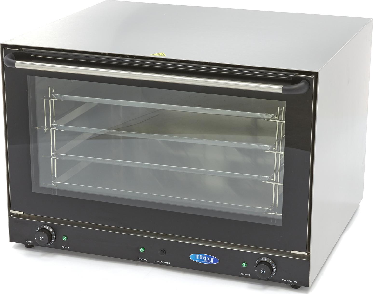 Maxima - Gastro Konvektionsofen - Dampf - Passt 4 Tabletts (60 x 40 cm) - 400 V