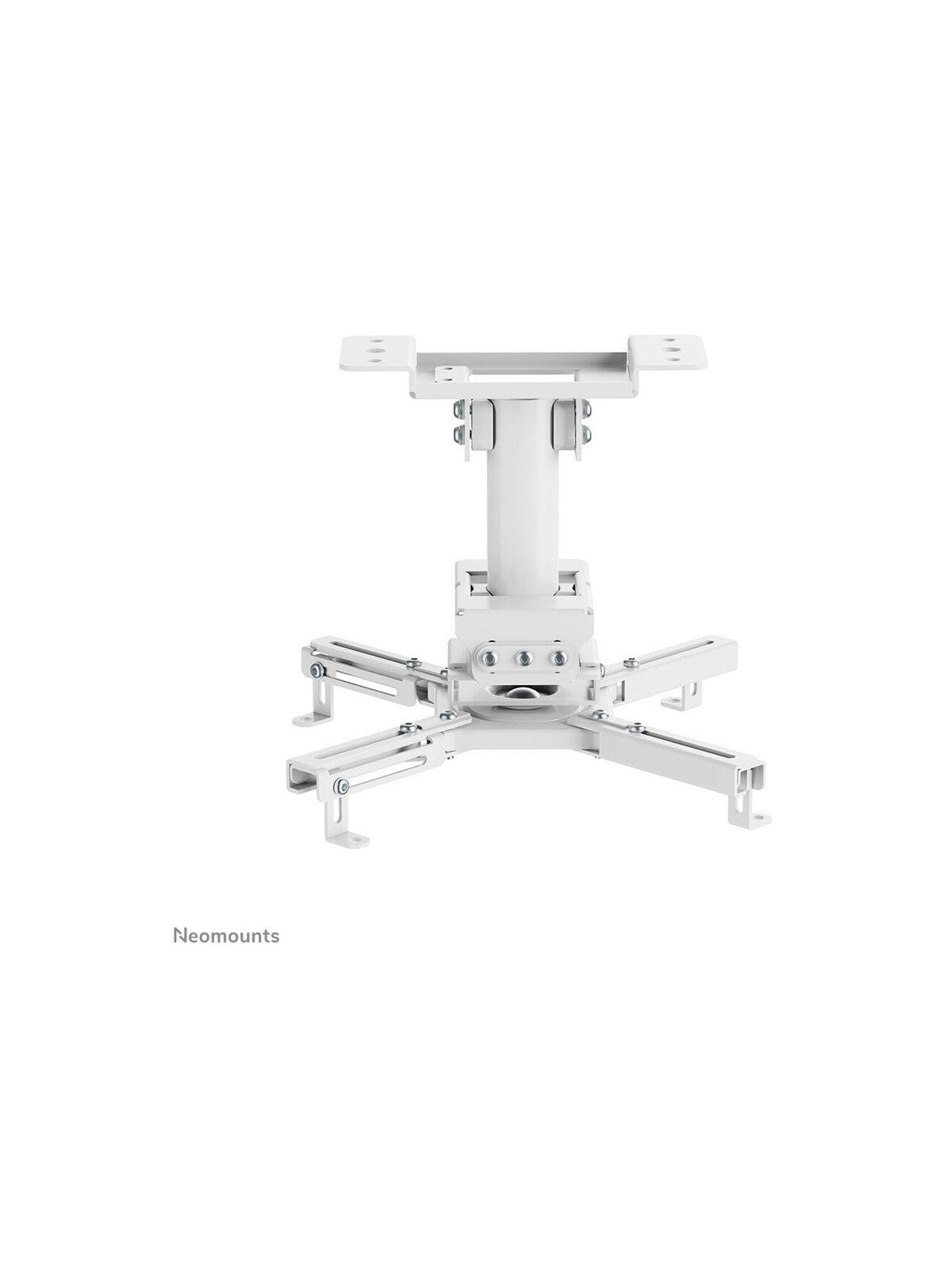 Neomounts CL25-530WH1 mounting kit - full-motion - for projector - easy-install height 25.5 cm - white