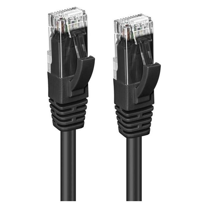 MicroConnect CAT6A UTP 0.3m Black LSZH (CAT6a, 0.30 m) (MC-UTP6A003S)