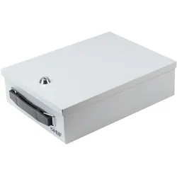 HMF 140-07 Dokumentenkassette, DIN A5, 27 x 20,5 x 8 cm, Lichtgrau