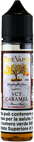 Ripe Vapes Vct Caramel Liquido Shot 20ml Tabacco Crema Vaniglia Caramello