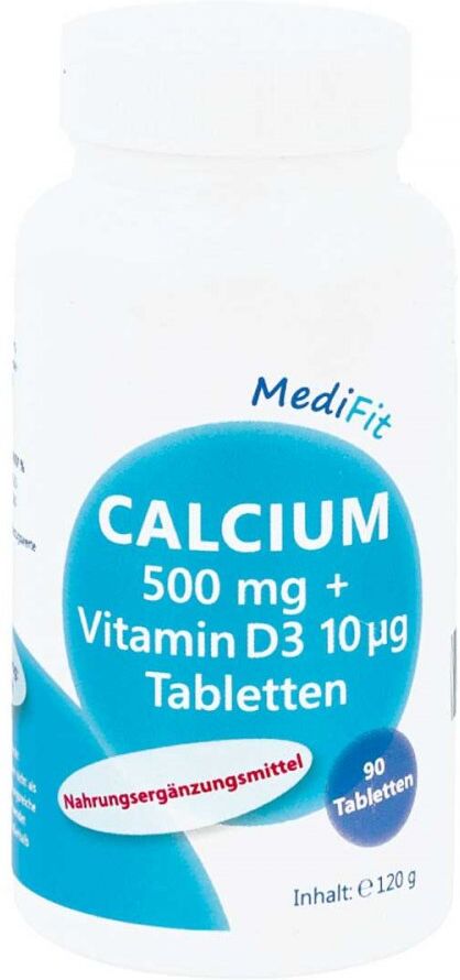 ApoFit Calcium 500 mg+Vitamin D3 10 [my]g Tabletten Medif