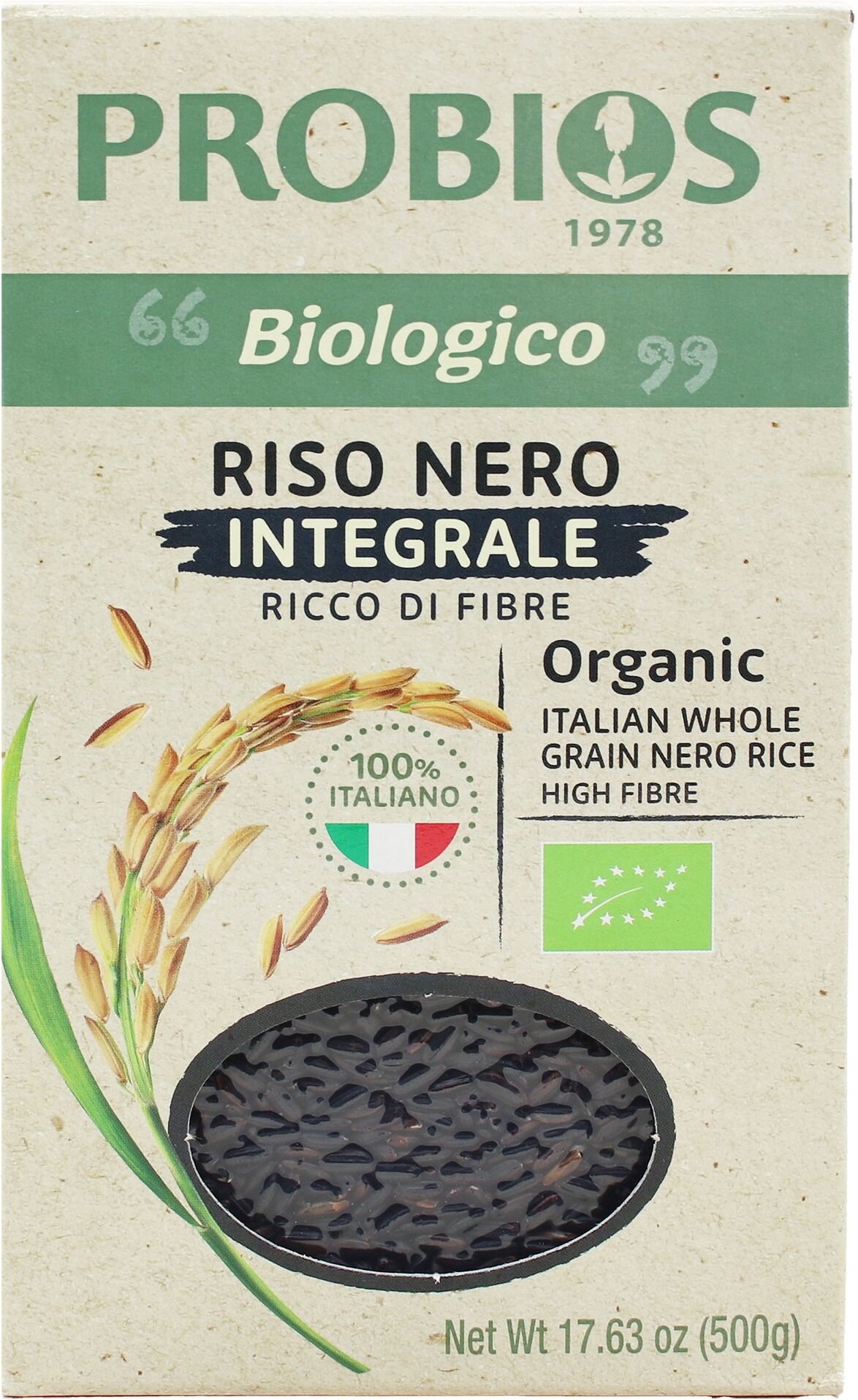 PROBIOS Rice & Rice - Riso Nerone 500 Grammi 