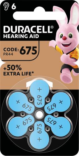 Duracell Hörgerätebatterie ZA675 1.45V 1 St. 630 mAh Zink-Luft