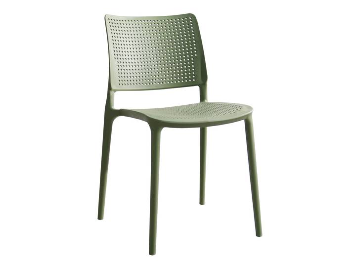 Oviala - Chaise de jardin en plastique ajourée