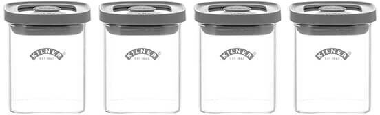 Kilner Fresh Storage 160ml 4 Piece Spice Jar Set