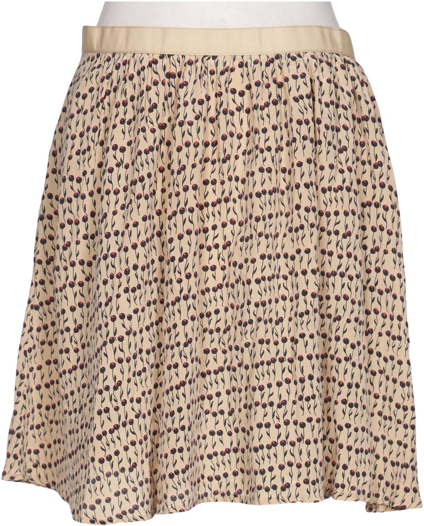 Attic and Barn Damen Rock, Beige, Gr. M, Seide - Second Hand
