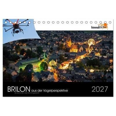 Brilon aus der Vogelperspektive (Tischkalender 2027 DIN A5 quer), CALVENDO Monatskalender