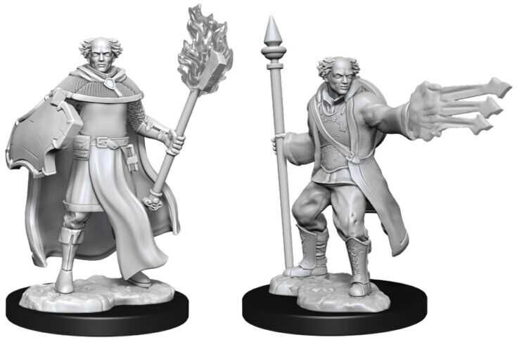 Wiz Kids LLC D;D Nolzur's Marvelous Miniatures Multiclass Cleric + Wizard Male (W13) Unpainted Dungeons & Dragons Miniature for Tabletop Roleplaying