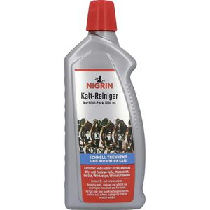 Nigrin Industriereiniger Kaltreiniger, 74290, Flasche, Nachfüllflasche, 1 Liter