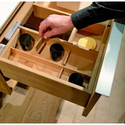 Voglauer Schubladeneinsatz Variabel BVL19 Holz