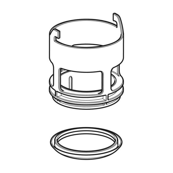 Geberit Bassin, zu Geberit 242269001 Unterputzspülkasten UP 8 cm
