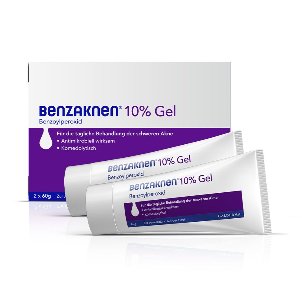 Benzaknen 10% Gel 2x60 g