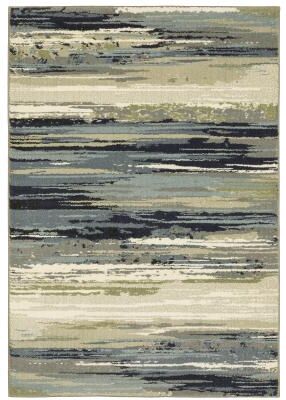 Style Haven Salinas Modern Abstract Blue/ Green Indoor Area Rug