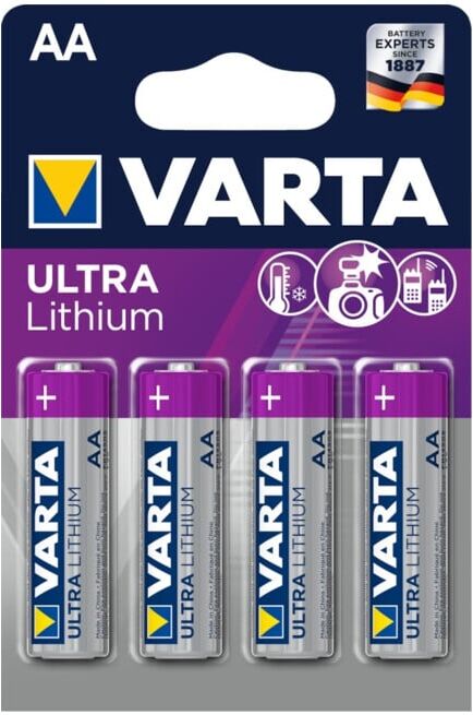 VARTA Batterie Professional Lithium AA blister de 4 pièces (6106301404)