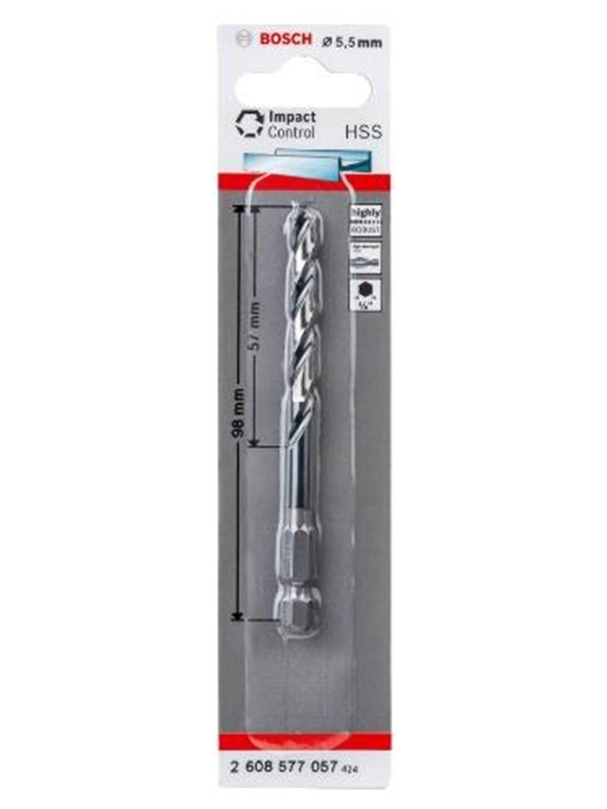 Bosch Impact HSS Drill Bit 5.5 mm